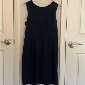 Navy fitted dress